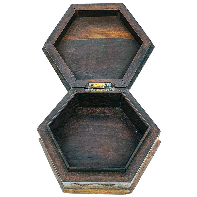 Hand craft wooden stash box large