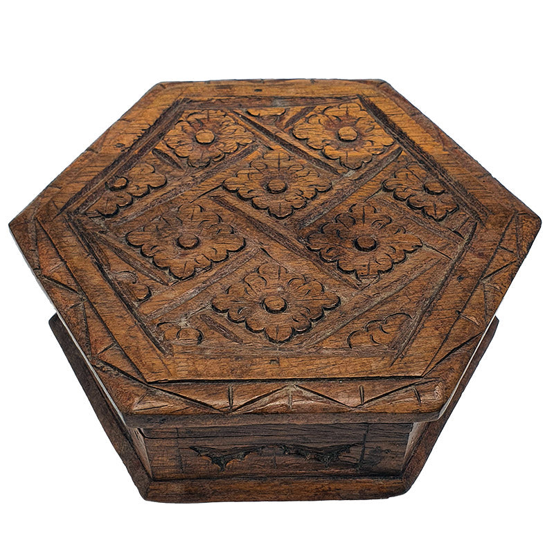 Hand craft wooden stash box large
