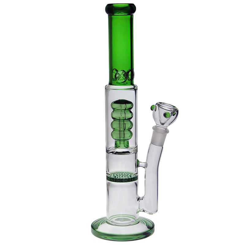 BG028: TWO CHAMBER GLASS BONG | Shop Online | puff.co.za