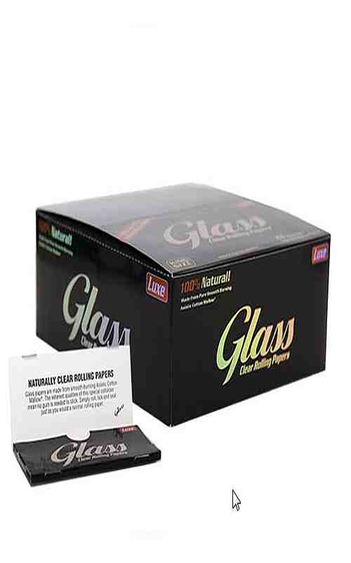 Glass clear rolling paper king size Puff.co.za