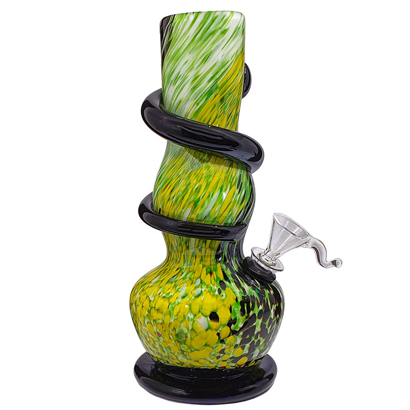 BG913 COLOUR GLASS BONG - Puff.co.za