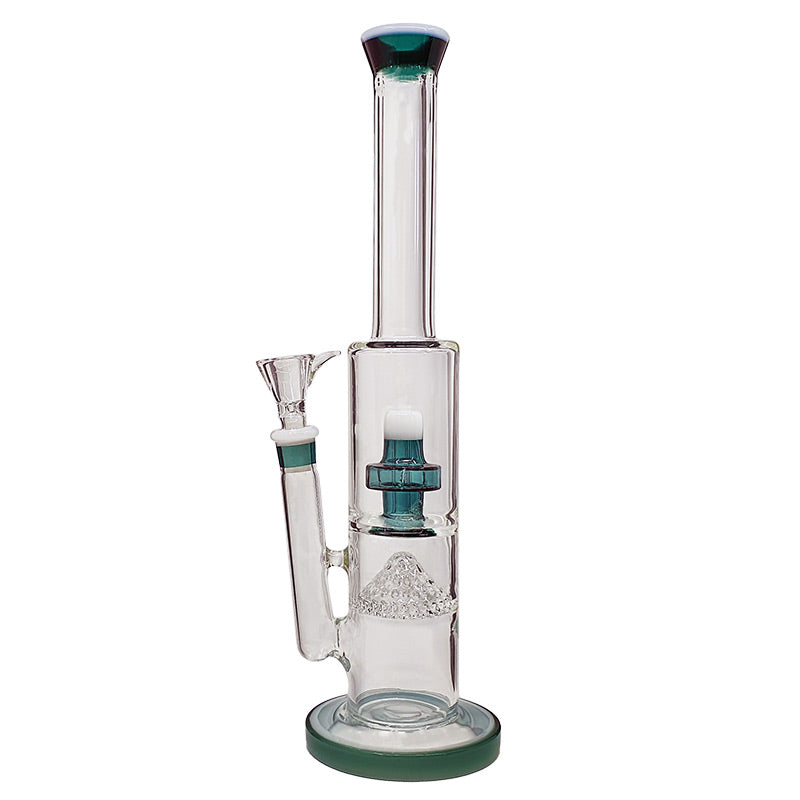 BG036: TWO CHAMBER GLASS BONG | Shop Online | puff.co.za