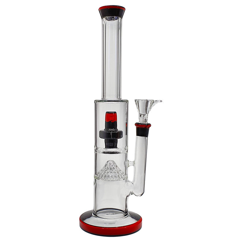 BG036: TWO CHAMBER GLASS BONG | Shop Online | puff.co.za