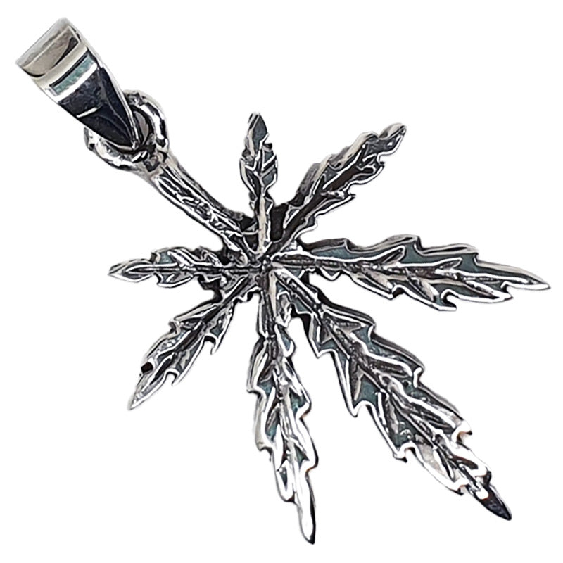 925 Sterling silver leaf pendant | Shop Online | puff.co.za