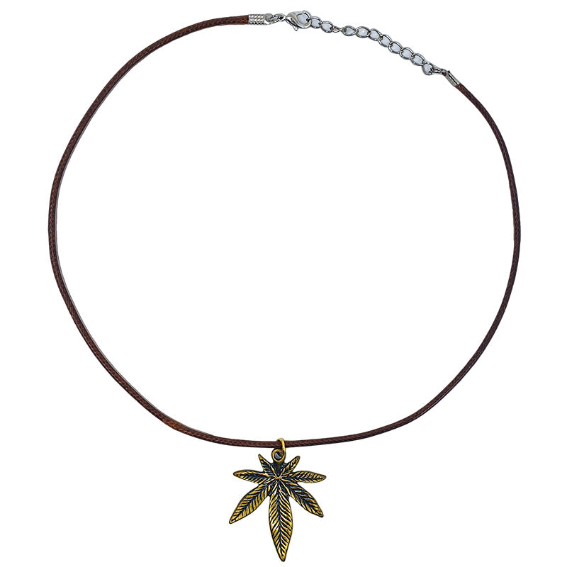 Bronze leaf pendant | Shop Online | puff.co.za