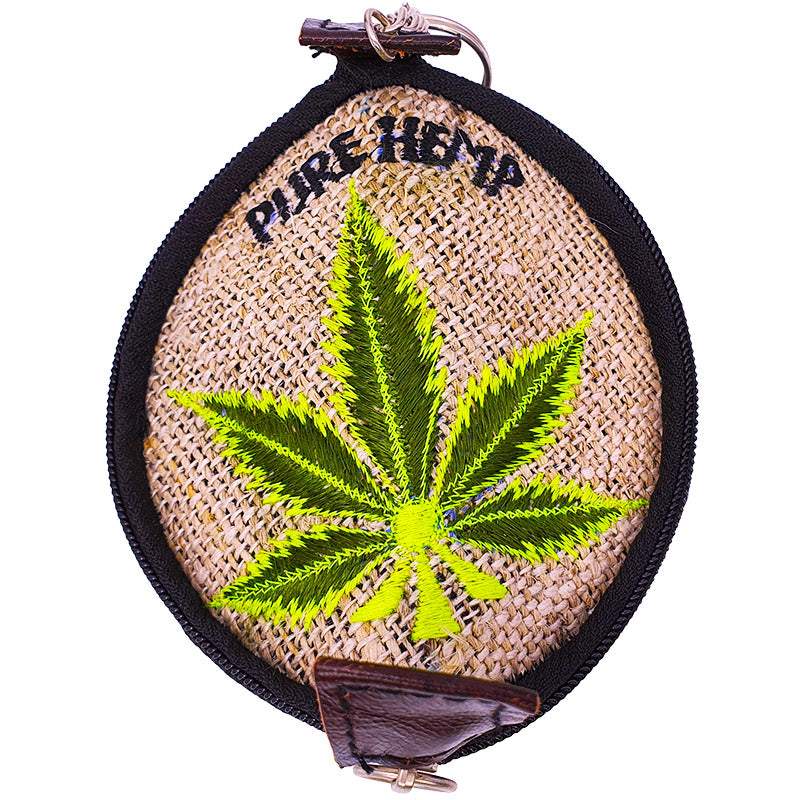 AS029: Leather & Hemp mixing bowls leaf - Puff.co.za