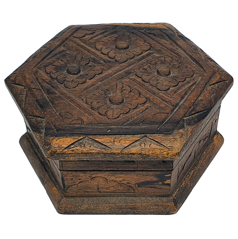 Hand craft wooden stash box medium