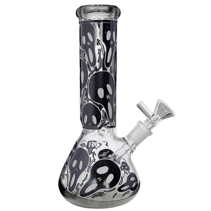 BG015: GLASS BEAKER BONG GLOW-IN-THE-DARK | puff.co.za