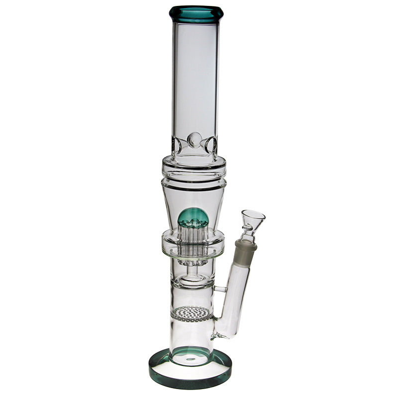 BG030: TWO CHAMBER GLASS BONG | Shop Online | puff.co.za