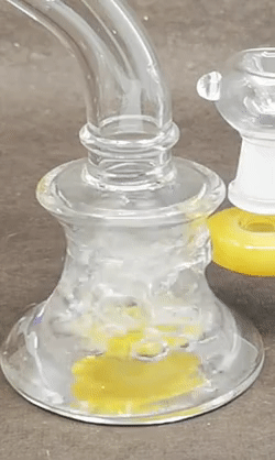 BG094 CLEAR GLASS BONG - Puff.co.za