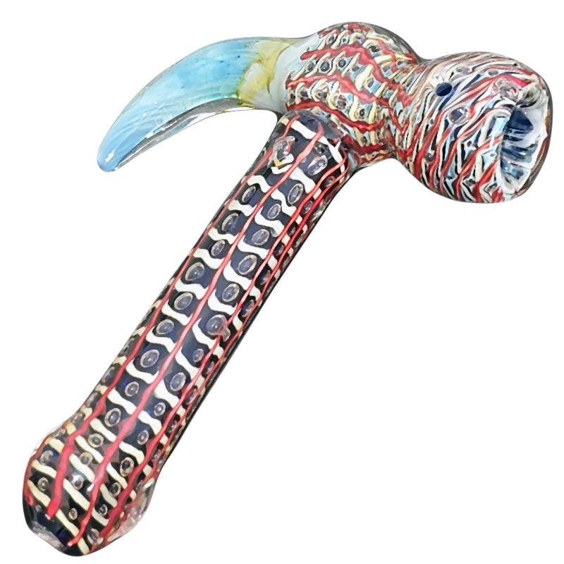 HI066: Inside colour hammer spoon pipe - Puff.co.za