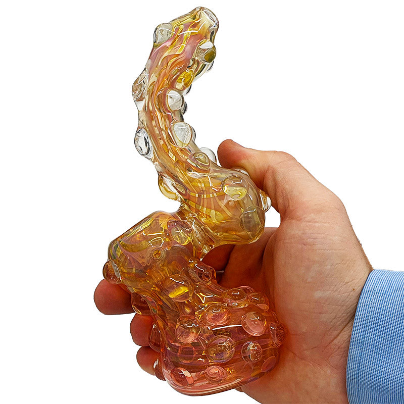 HI088: GOLD FUMED BUBBER - Puff.co.za