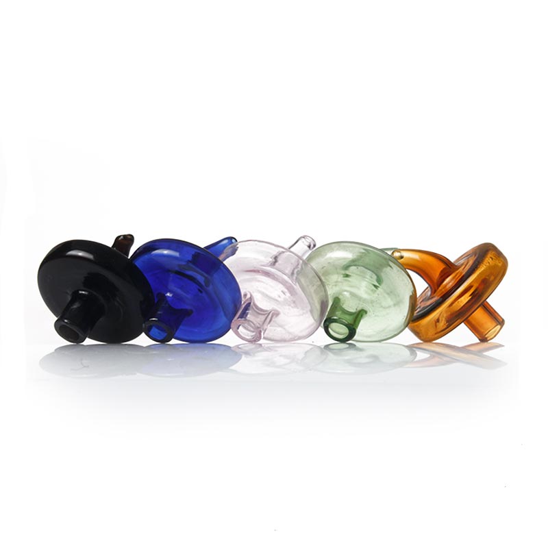 Coloured glass directional airflow carb cap