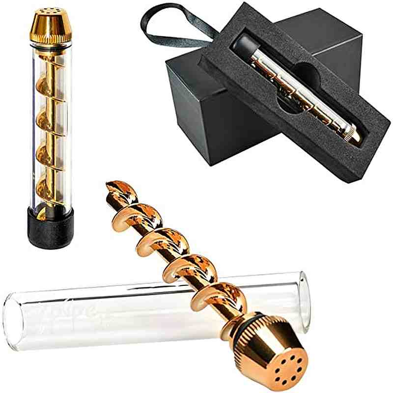 NA034: Mini Twisty Glass Blunt pipe - Puff.co.za