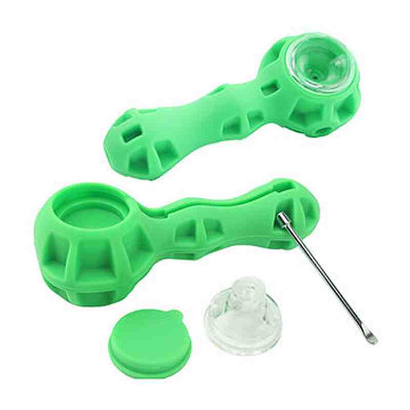 PI002 SILICONE DAB AND HERB PIPE - Puff.co.za