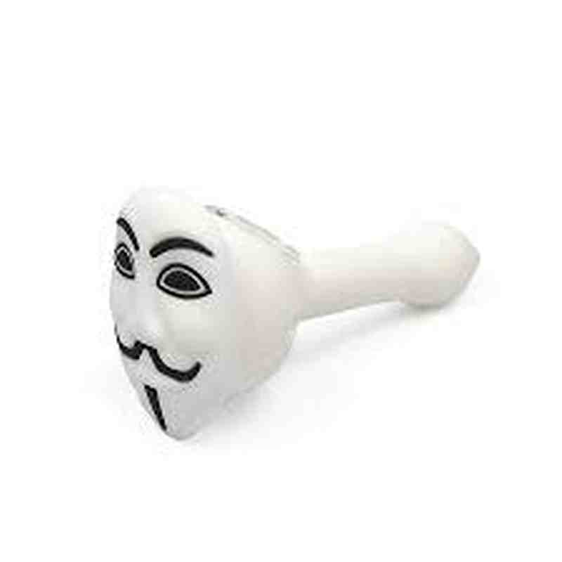 PI003 ANONYMOUS MASK SILICONE HAND PIPE - Puff.co.za