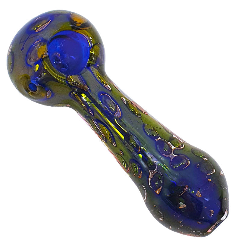SI118: Inside colour glass spoon pipe - Puff.co.za