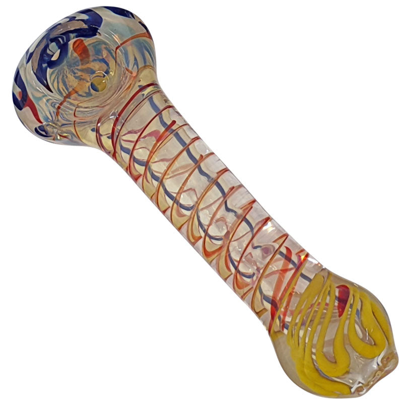 SI140 INSIDE COLOUR GLASS SPOON PIPE - Puff.co.za