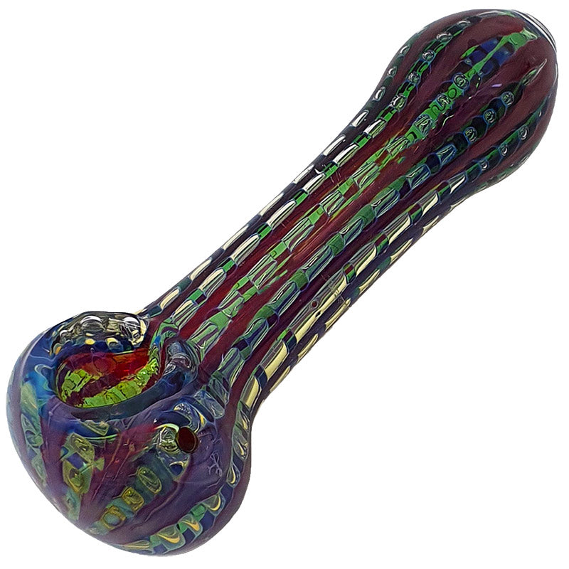 SI143 COLOUR GLASS SPOON PIPE - Puff.co.za