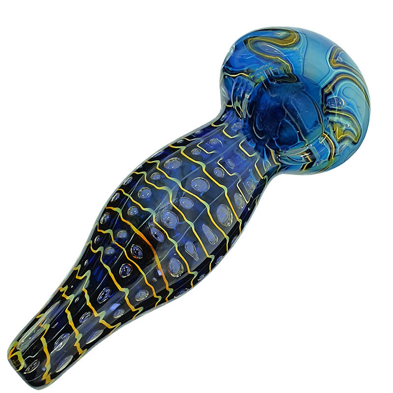 SI144 INSIDE COLOUR GLASS SPOON PIPE - Puff.co.za