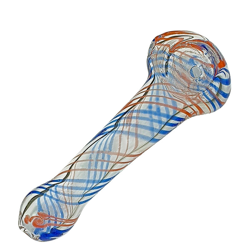 SI154 INSIDE COLOUR GLASS SPOON PIPE - Puff.co.za