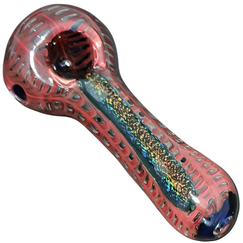 SI149 INSIDE COLOUR GLASS SPOON PIPE - Puff.co.za