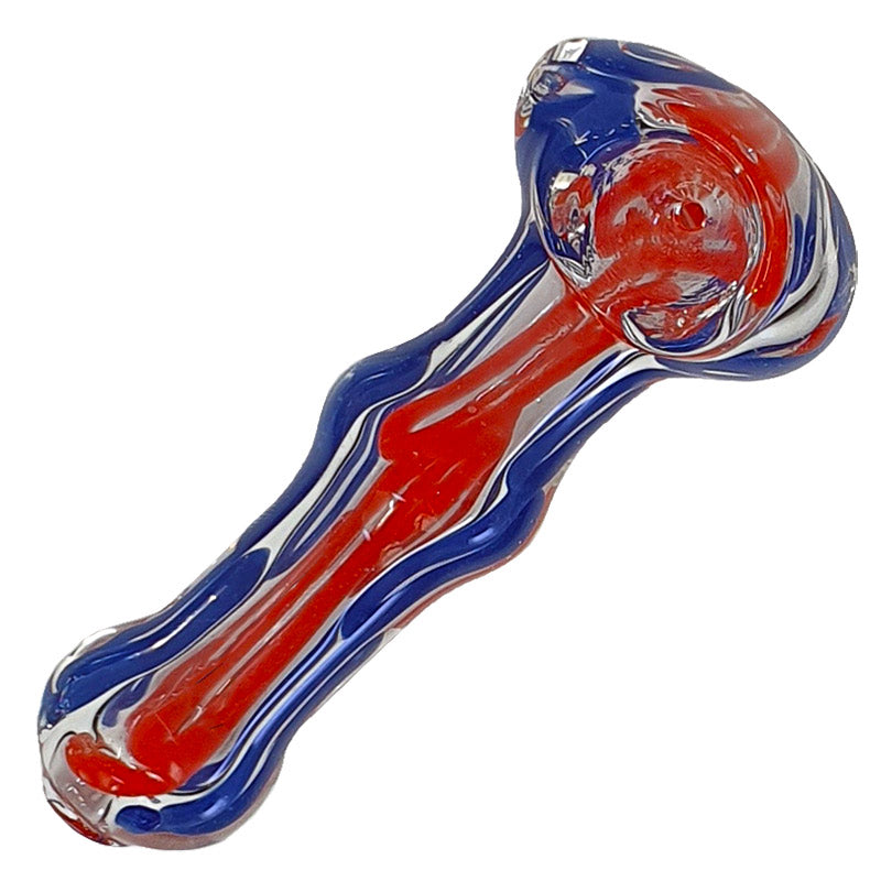 SI155 INSIDE COLOUR GLASS SPOON PIPE - Puff.co.za