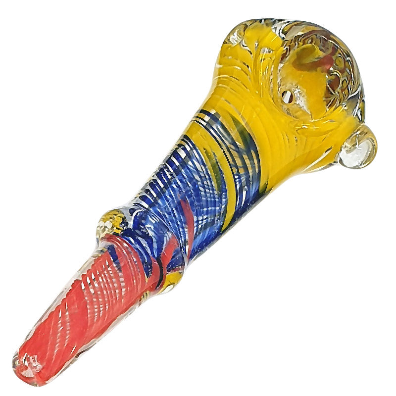 SI161 INSIDE COLOUR GLASS SPOON PIPE - Puff.co.za