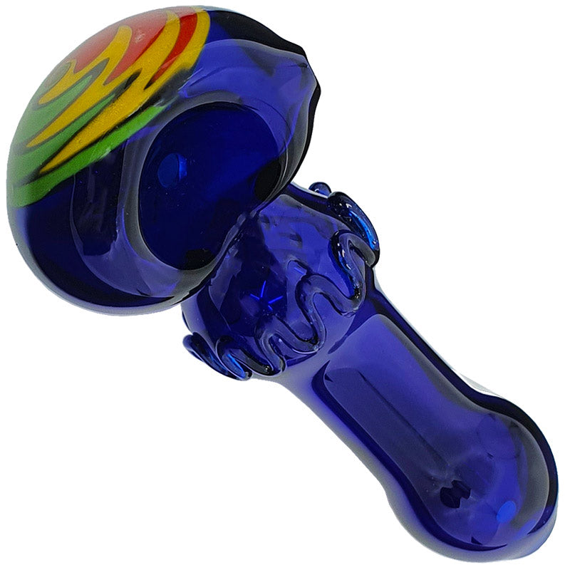 SO450 OUTSIDE COLOUR SPOON GLASS PIPE - Puff.co.za