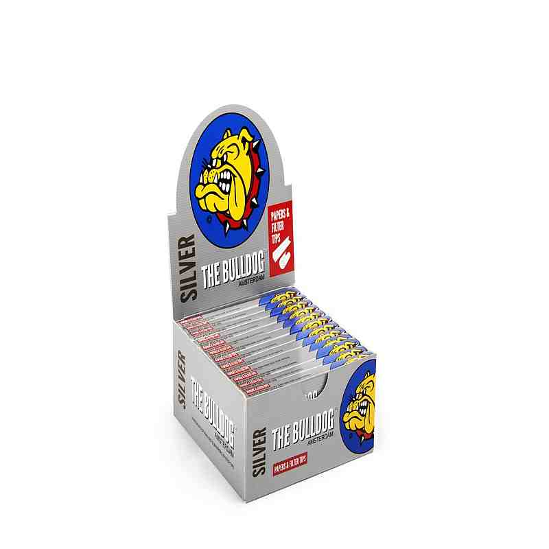 AS009: THE BULLDOG AMSTERDAM SILVER WITH TIPS - Puff.co.za