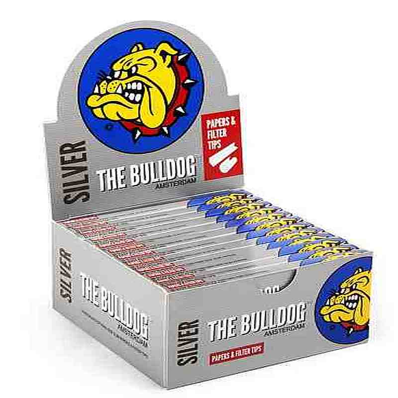 The bulldog Amsterdam silver with tips 
