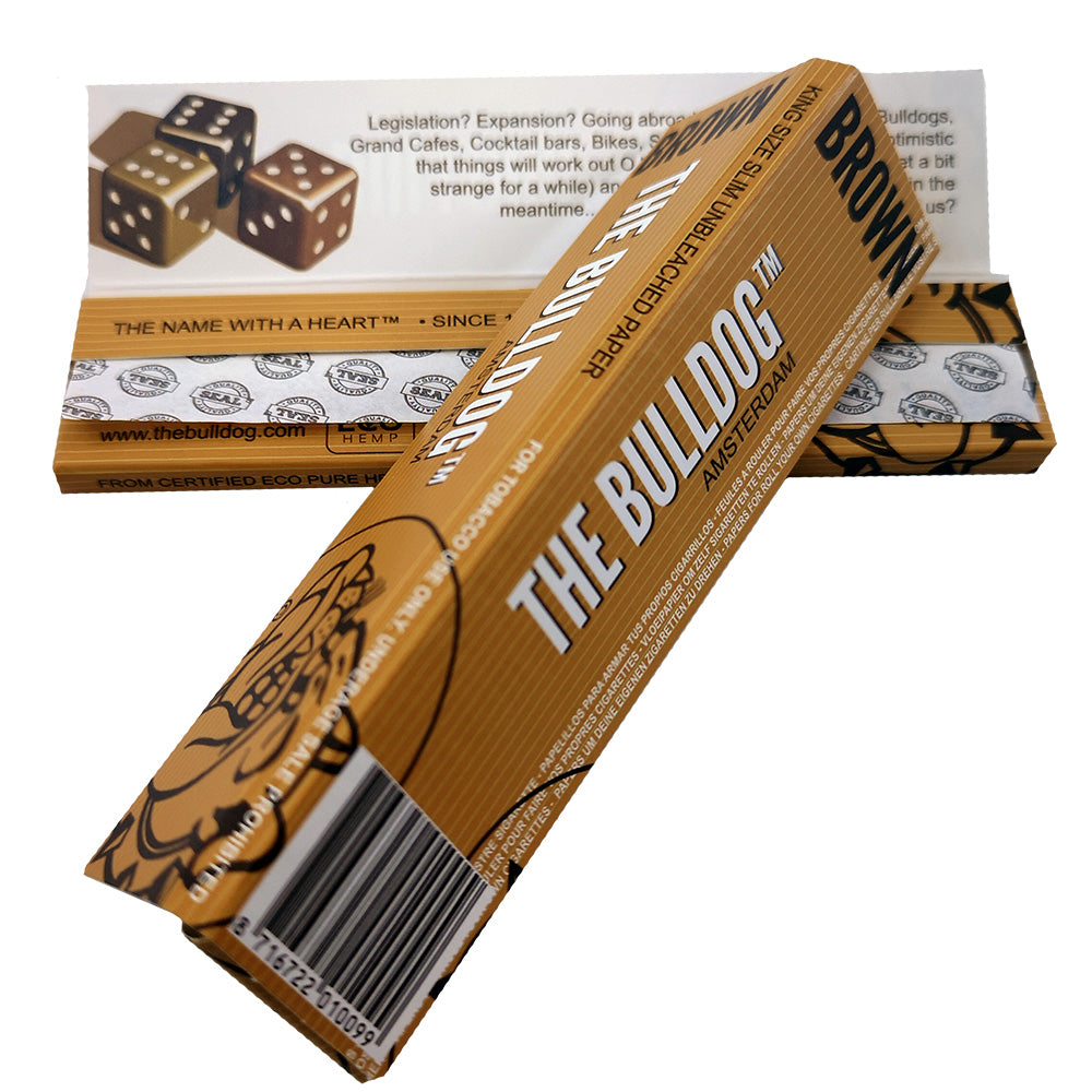 AS033: BULLDOG UNBLEACHED ROLLING PAPER - Puff.co.za