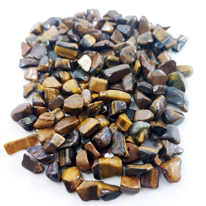 Tyger eye Diffuser Beads. chips/tumblers are 8-12mm - Shop Online | puff.co.za