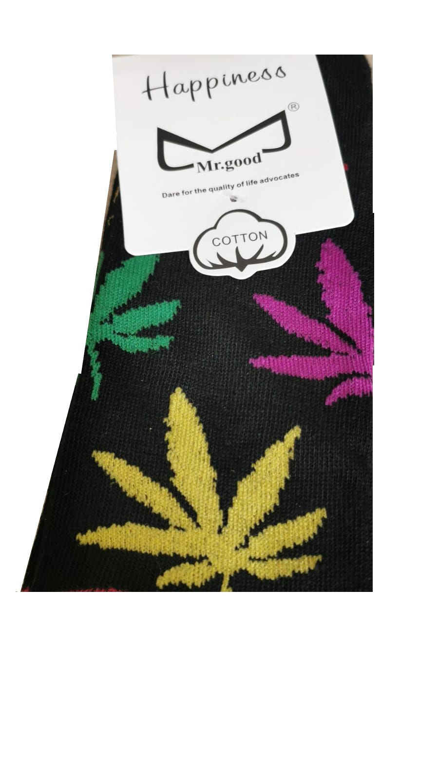 Happy leaf Socks | Shop Online | puff.co.za - black