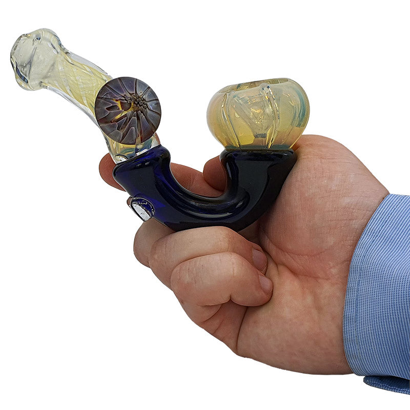 HI093: HONEY COMB SHERLOCK PIPE - Puff.co.za