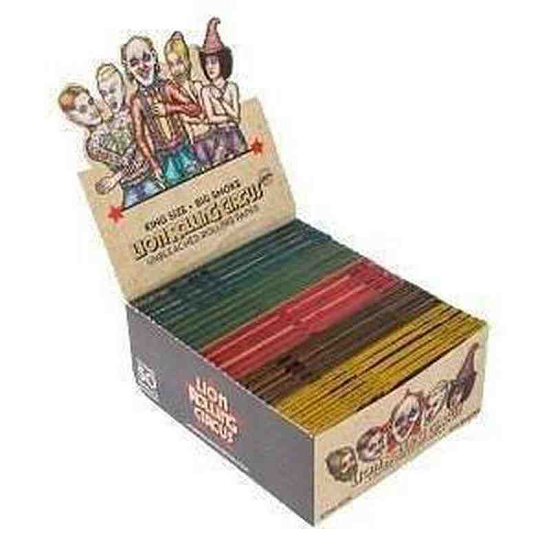 LAS007: LION ROLLING CIRCUS PAPER UNBLEACHED KING SIZE - Puff.co.za