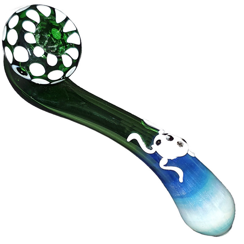 SI008: INSIDE COLOUR SHERLOCK SPOON PIPE - Puff.co.za