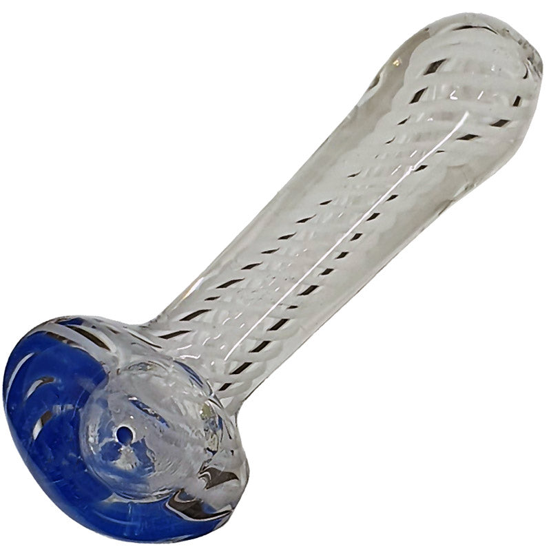 SO440: Outside Colour Glass Spoon Pipe - Puff.co.za