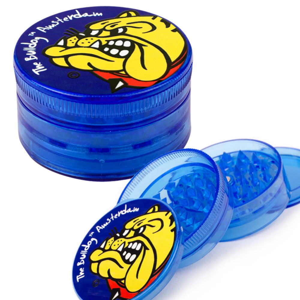 GA013: THE BULLDOG 4 PART ACRYLIC GRINDER - Puff.co.za